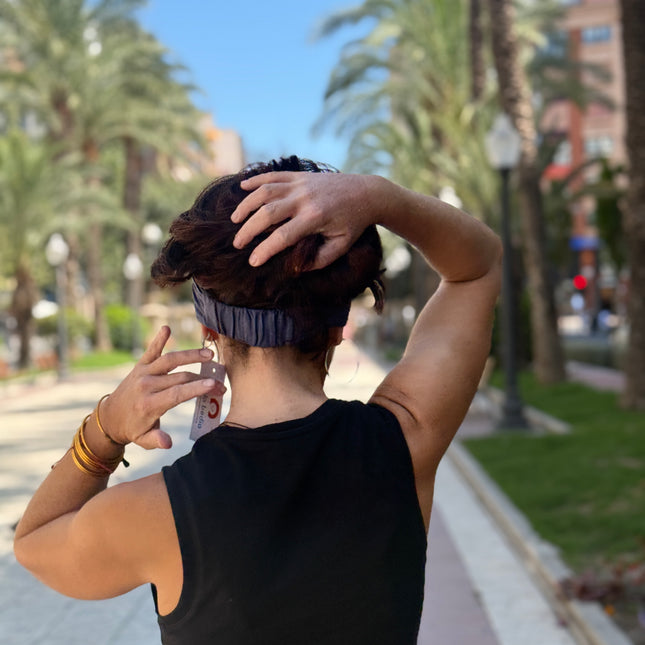 Banda de Bambú para Alopecia Frontal Fibrosante | Chloe Indigo