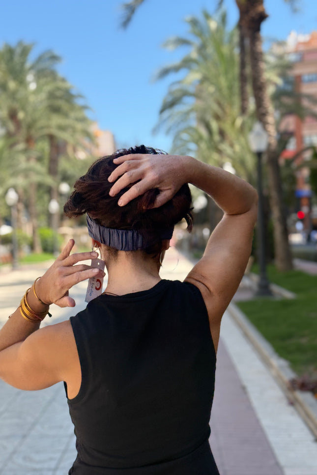 Banda de Bambú para Alopecia Frontal Fibrosante | Chloe Indigo