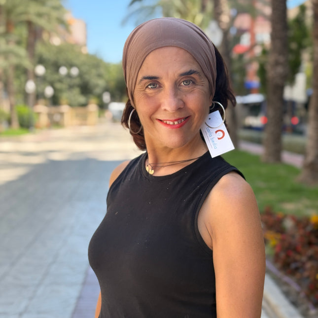 Banda de Bambú para Alopecia Frontal Fibrosante | Chloe Taupe