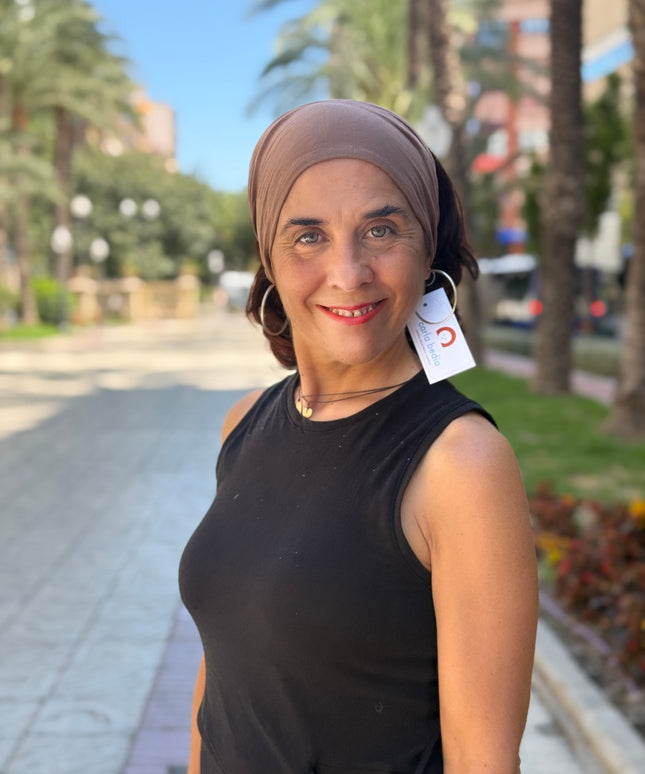 Banda de Bambú para Alopecia Frontal Fibrosante | Chloe Taupe