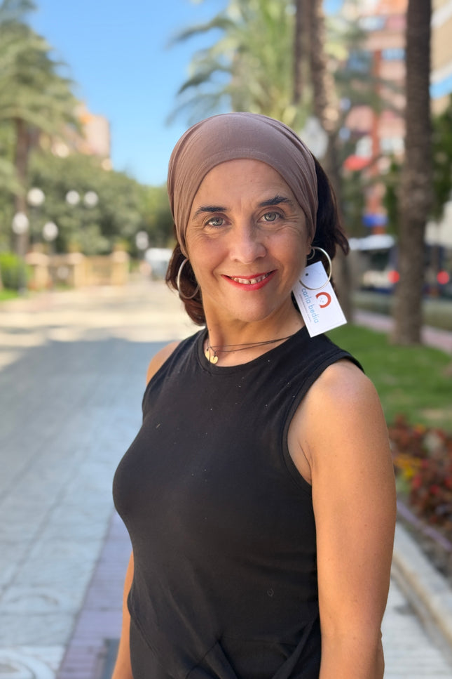Banda de Bambú para Alopecia Frontal Fibrosante | Chloe Taupe