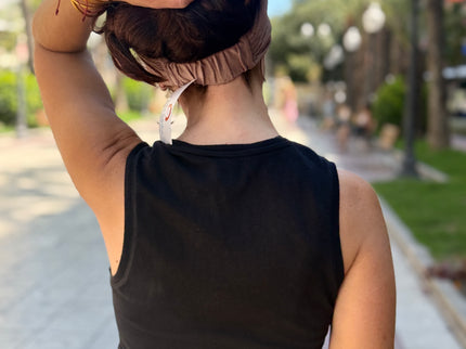 Banda de Bambú para Alopecia Frontal Fibrosante | Chloe Taupe