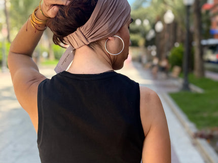 Banda de Bambú para Alopecia Frontal Fibrosante | Chloe Taupe