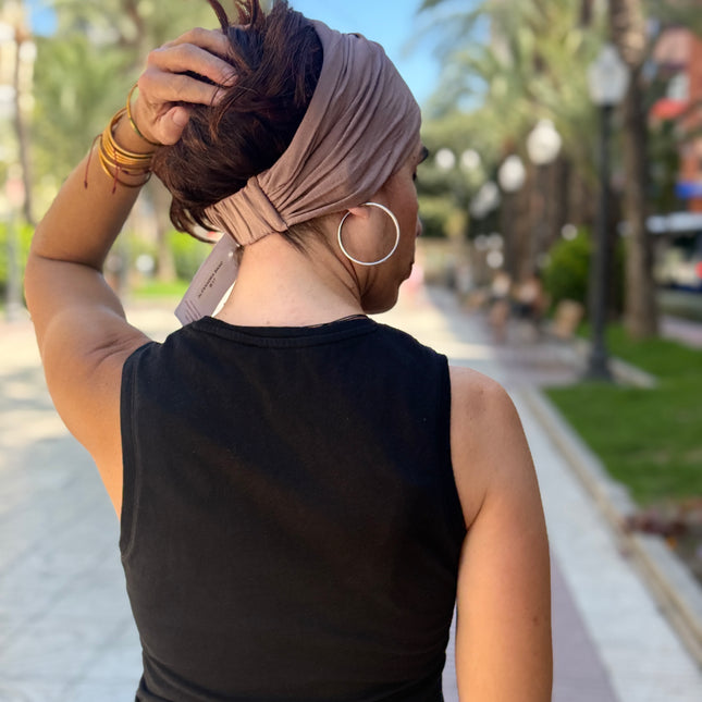 Banda de Bambú para Alopecia Frontal Fibrosante | Chloe Taupe
