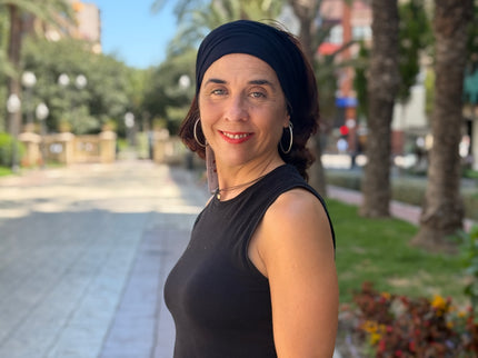 Banda de Bambú para Alopecia Frontal Fibrosante | Chloe Negro