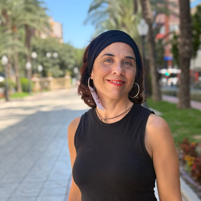 Banda de Bambú para Alopecia Frontal Fibrosante | Chloe Negro