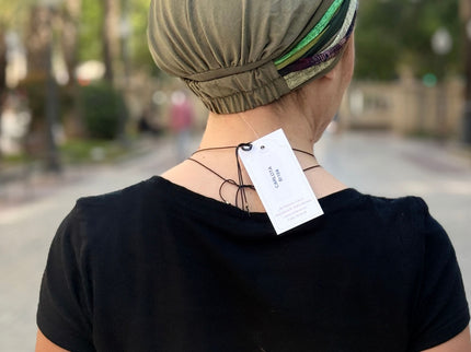 Pañuelo Oncológico Carla Bedia | Carlota Verde