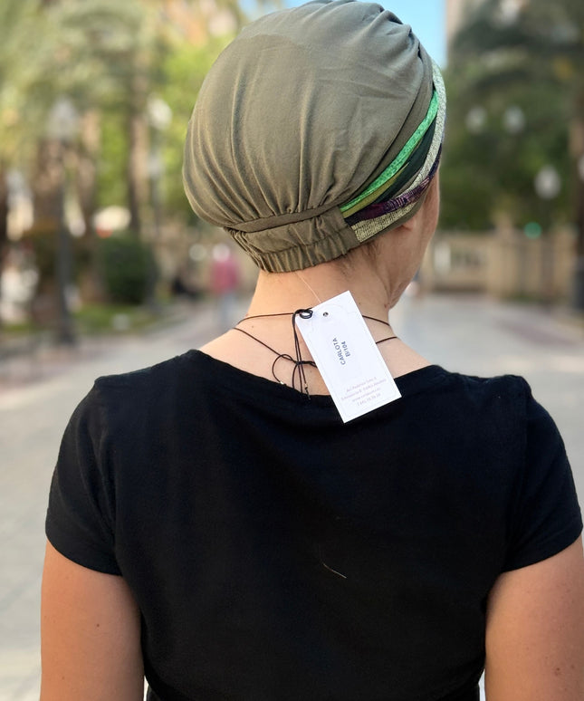 Pañuelo Oncológico Carla Bedia | Carlota Verde