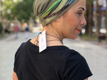Pañuelo Oncológico Carla Bedia | Carlota Verde