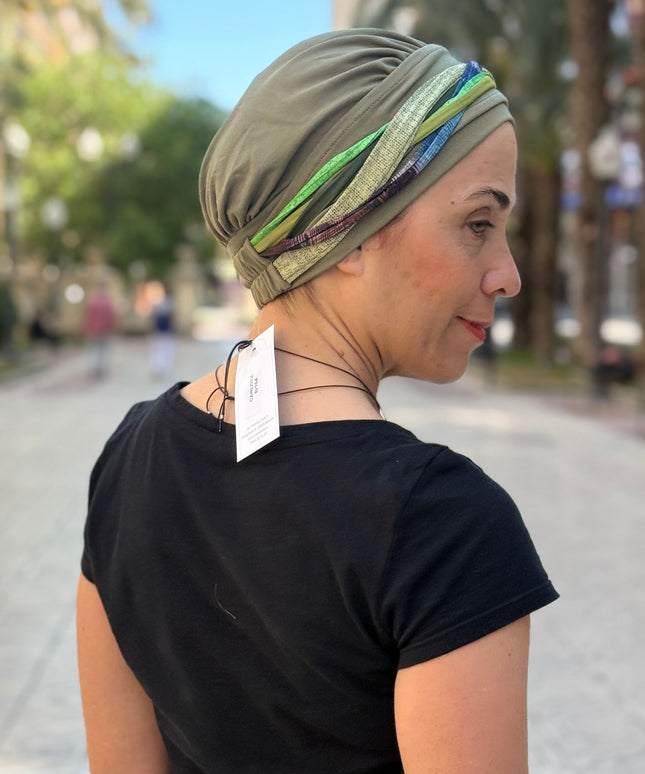 Pañuelo Oncológico Carla Bedia | Carlota Verde