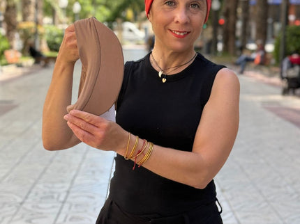 Visera para Pañuelo Oncológico Carla Bedia | Marrón