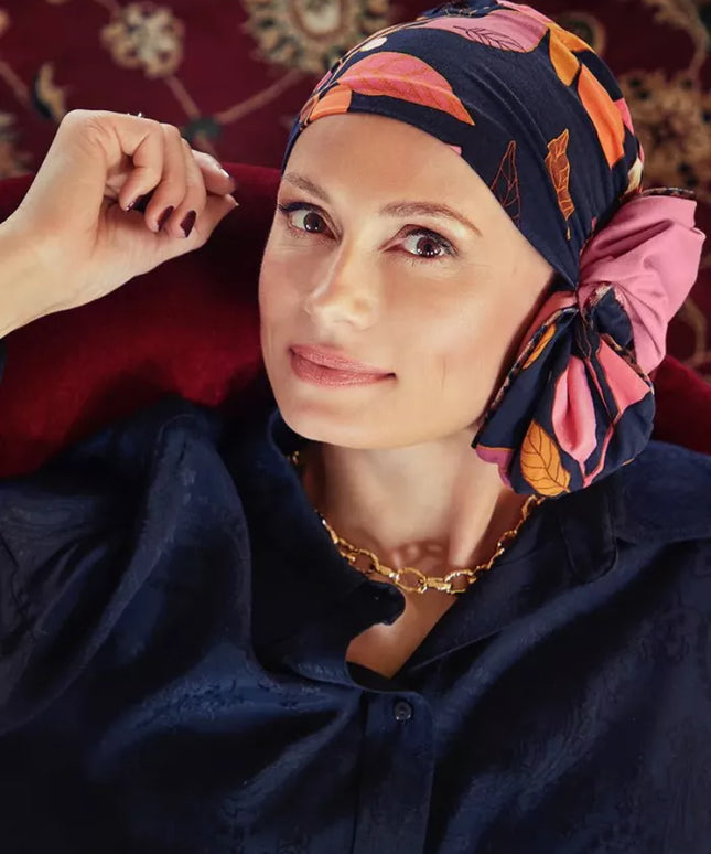 Pañuelo Oncológico Shakti Turban Print | Christine