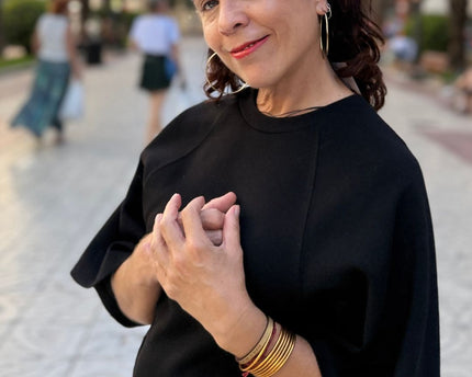 Banda de bambú Chloe Marengo Jaspeado Carla Bedia — fotografía 5