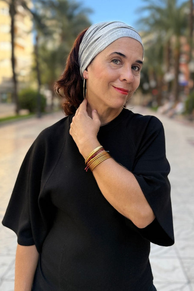 Banda de bambú Chloe Perla Jaspeado Carla Bedia — fotografía 2