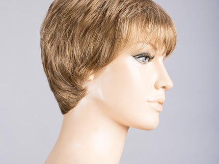 Peluca Ginger Large Mono de Ellen Wille, color Darksand Mix, vista lateral en maniquí