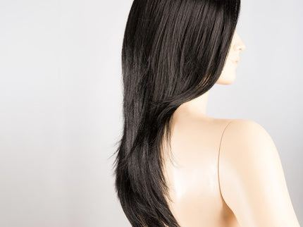Peluca Glamour Mono Part de Ellen Wille, color Black, vista lateral en maniquí