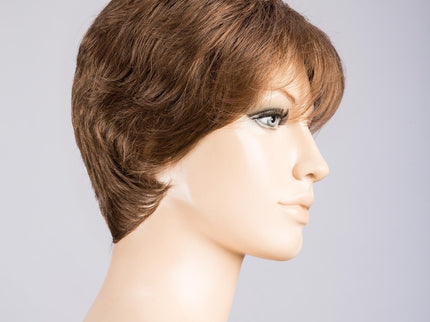 Peluca Light Mono de Ellen Wille, color Chocolate Mix, vista lateral en maniquí