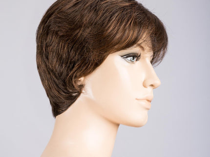 Peluca Light Mono de Ellen Wille, color Darkchocolate Mix, vista lateral en maniquí