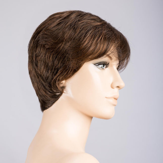 Peluca Light Mono de Ellen Wille, color Darkchocolate Mix, vista lateral en maniquí
