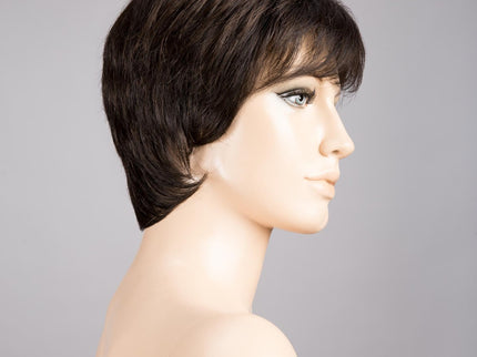 Peluca Love Comfort de Ellen Wille, color Espresso Rooted, vista lateral en maniquí