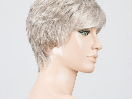 Peluca Mia Mono de Ellen Wille, color Snow Mix, vista lateral en maniquí