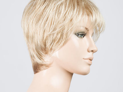 Peluca Stop Hi Tec de Ellen Wille, color Champagne Mix, vista lateral en maniquí