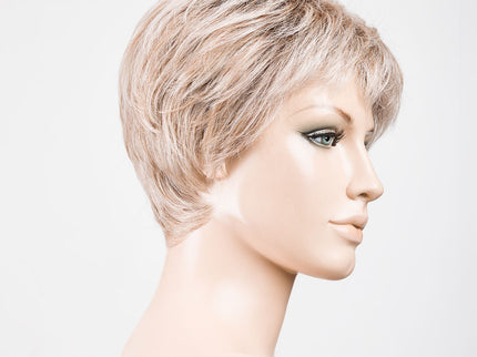 Peluca Sun Mono de Ellen Wille, color Pearlblonde Rooted, vista lateral en maniquí