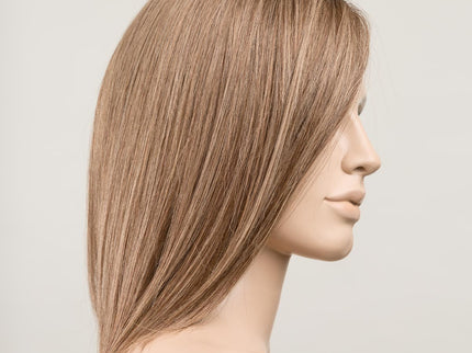 Peluca Supreme Plus Deluxe de Ellen Wille, color Nougat Rooted, vista lateral en maniquí