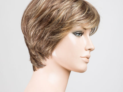 Peluca Vision Mono de Ellen Wille, color Bernstein Rooted, vista lateral en maniquí