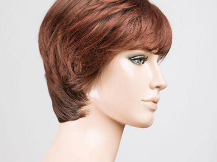 Peluca Vision Mono de Ellen Wille, color Cinnamonbrown Rooted, vista lateral en maniquí