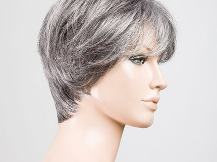 Peluca Vision Mono de Ellen Wille, color Salt/Pepper Mix, vista lateral en maniquí