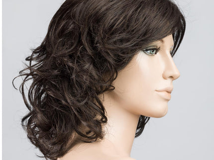 Peluca Cat de Ellen Wille, color Espresso Mix, vista lateral en maniquí