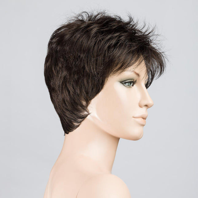 Peluca Coco de Ellen Wille, color Espresso Mix, vista lateral en maniquí