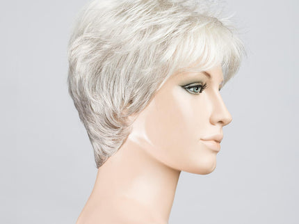 Peluca Coco de Ellen Wille, color Silver Mix, vista lateral en maniquí