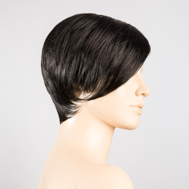 Peluca Disc Mono Part de Ellen Wille, color Black, vista lateral en maniquí