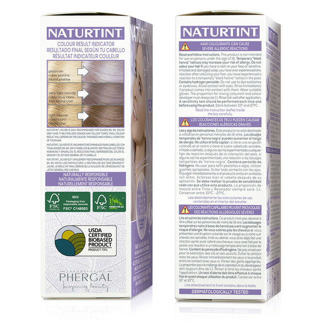 Coloración Permanente Matizadora Violeta Naturtint | Neutraliza Amarillos y Cuida tu Cabello
