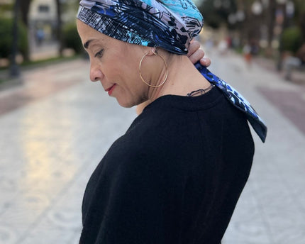 Pañuelo oncológico Zoe Bambú Mistral Carla Bedia — fotografía 5