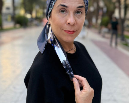 Pañuelo oncológico Zoe Bambú Mistral Carla Bedia — fotografía 9