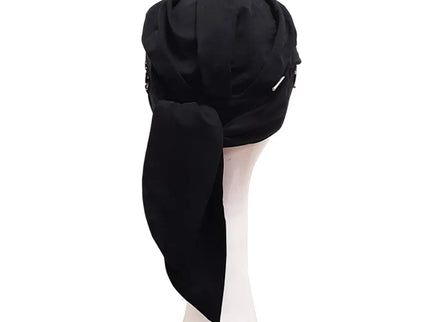 Pañuelo Oncológico SMOOTH IKAT NEGRO | Carebell