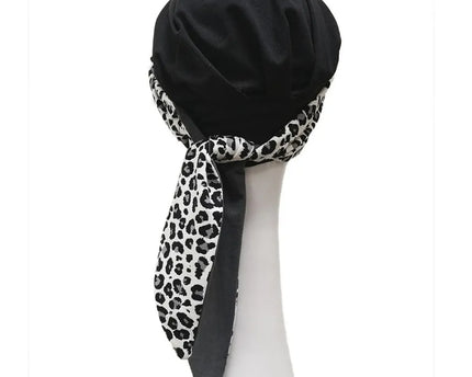 Pañuelo Oncológico SMOOTH LEOPARD GREY | Carebell