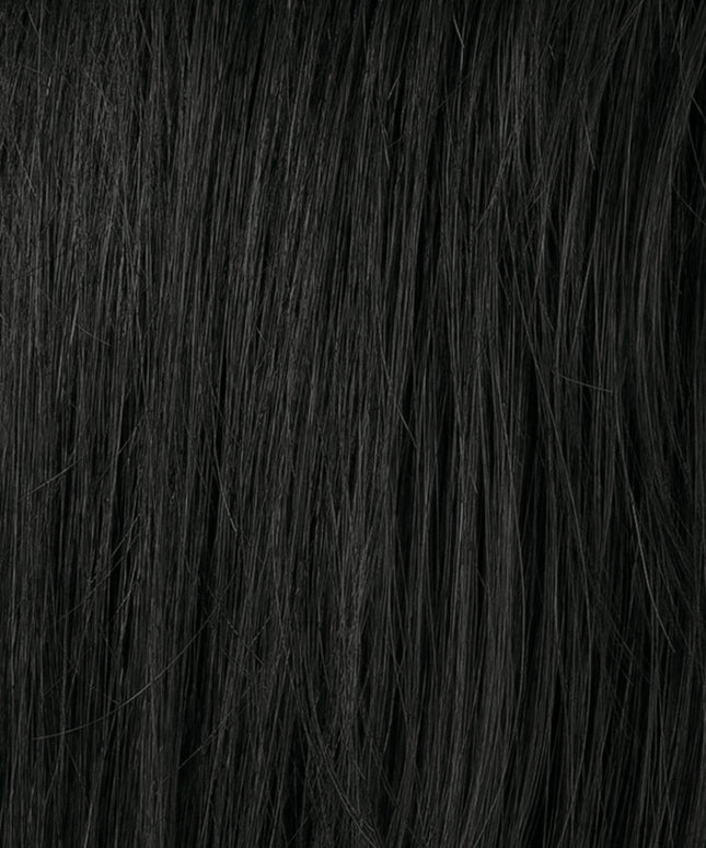 Muestra de color ebony black de Ellen Wille Perucci