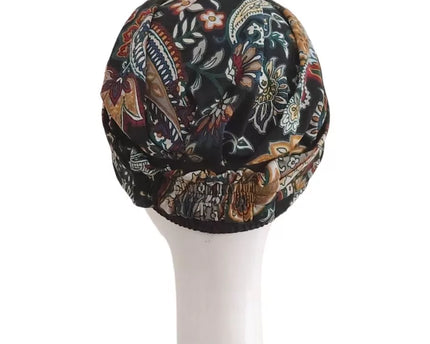 Pañuelo Oncológico ELEGANCE BLACK CACHEMIRA | Carebell