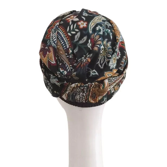 Pañuelo Oncológico ELEGANCE BLACK CACHEMIRA | Carebell