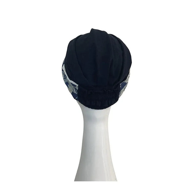 Pañuelo Oncológico ELEGANCE DENIM PALMS | Carebell