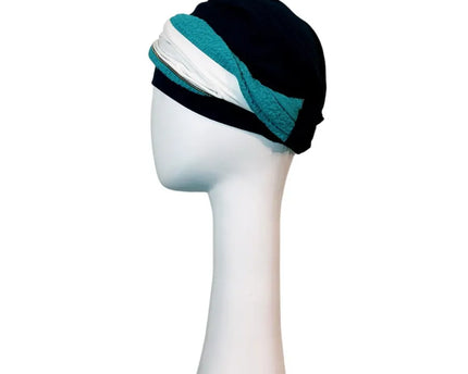 Pañuelo Oncológico ELEGANCE TURQUESA | Carebell