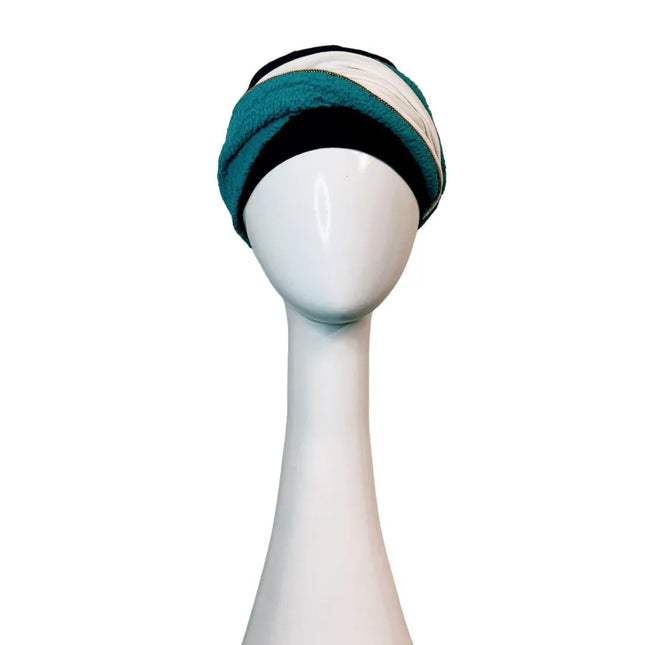 Pañuelo Oncológico ELEGANCE TURQUESA | Carebell